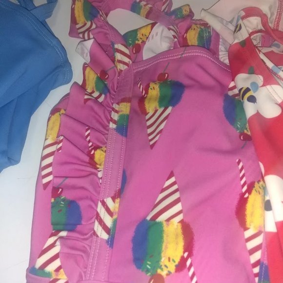Hanna Andersson 160 Swimsuit Pink Ice Cream Worn once, if at all!! - Picture 4 of 11